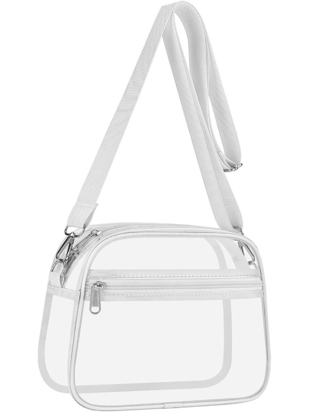 Clear Stadium Bag for Events | Transparent Sports Fan Handbag & Purse